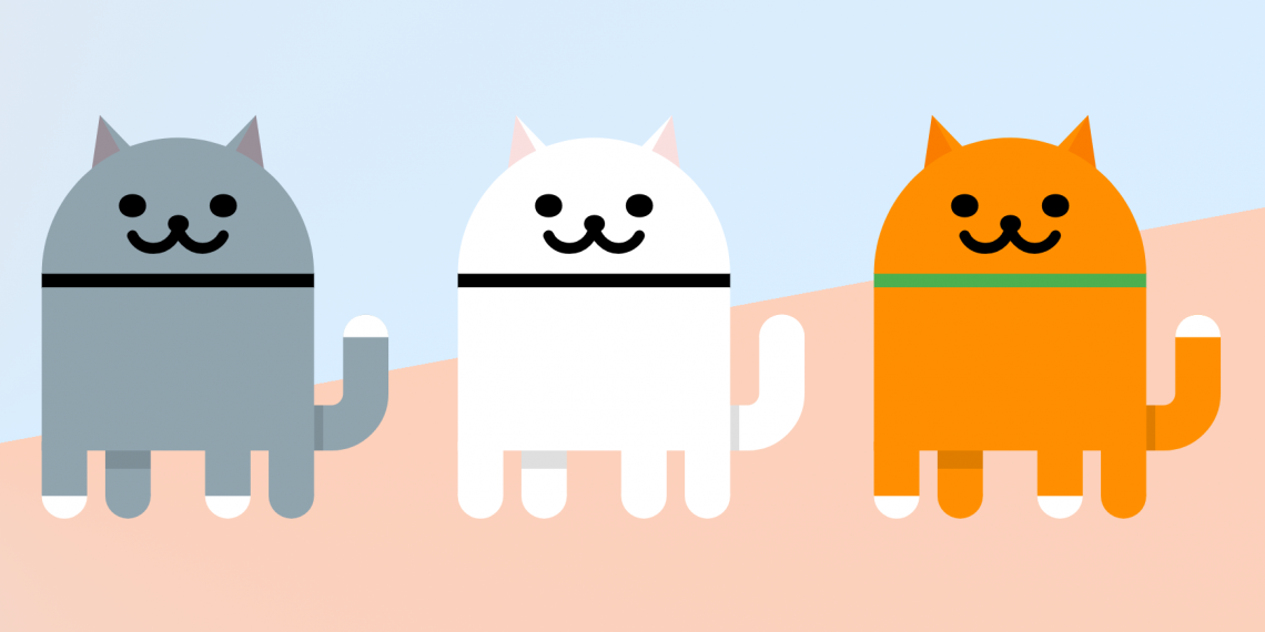 Скрытая игра Android 11 с котиками