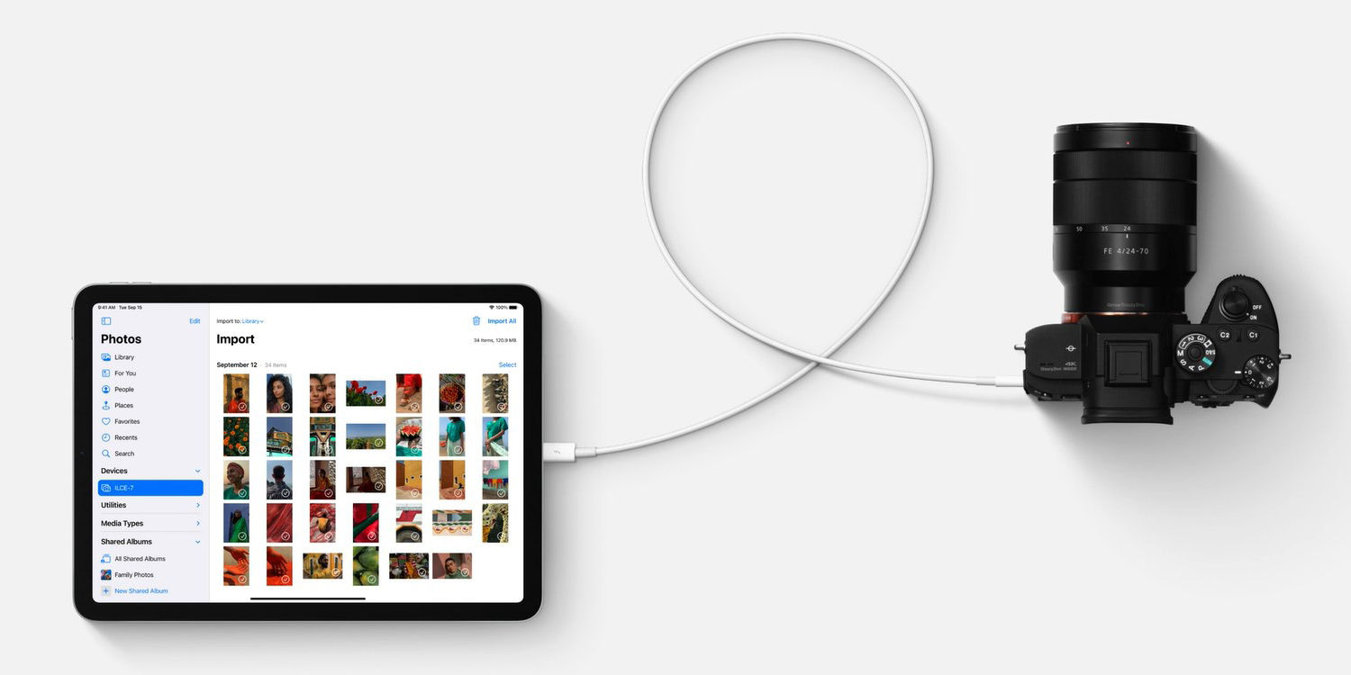 Apple показала iPad Air 4-го поколения, который похож на iPad Pro