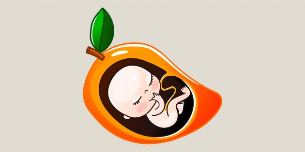 Беременность по неделям: к 22–23-й неделям ребёнок достигает размера манго