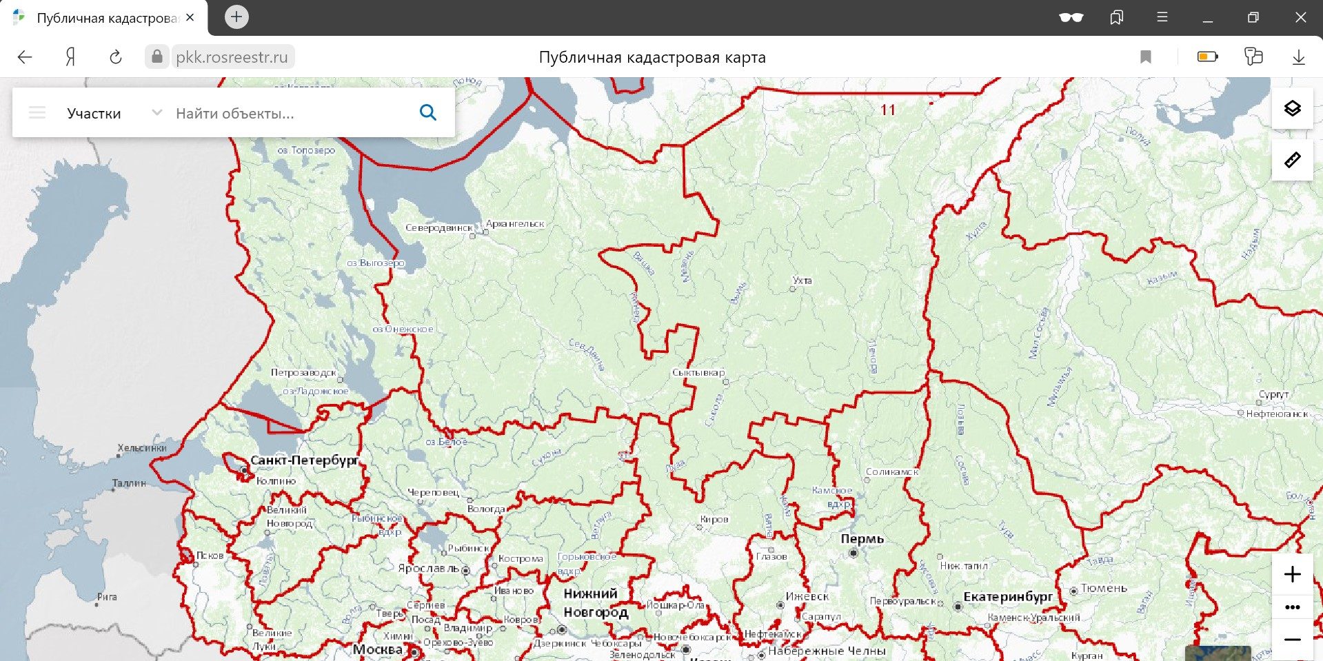 Публичная карта росреестра московской области 2024