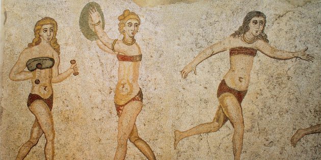 Женщины Древнего Рима в набедренных повязках