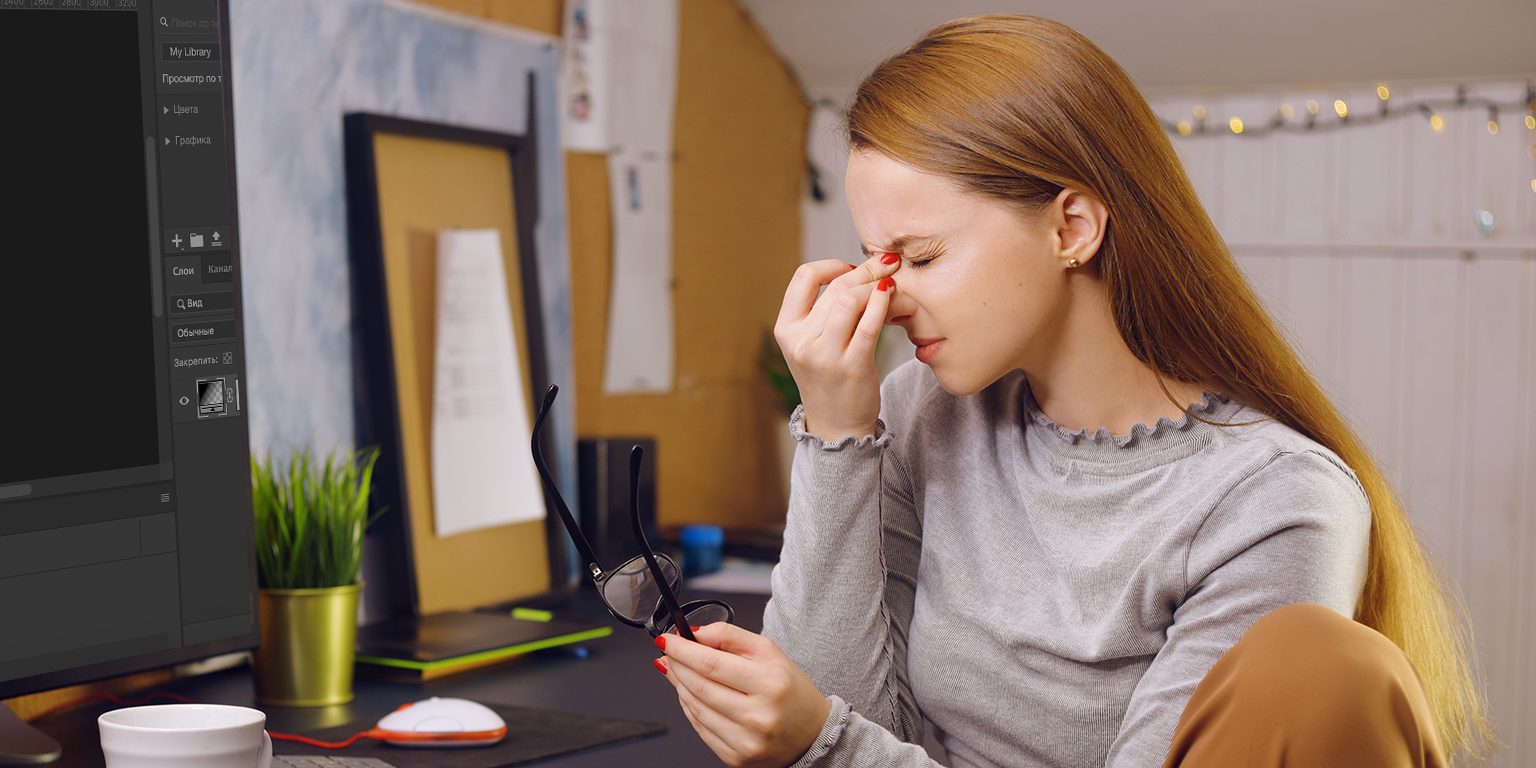 гимнастика для глаз не помогает при компьютерном синдроме