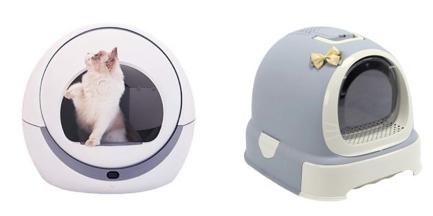 Кошачий лоток Что подарить бабушке на Новый год: умный кошачий лоток