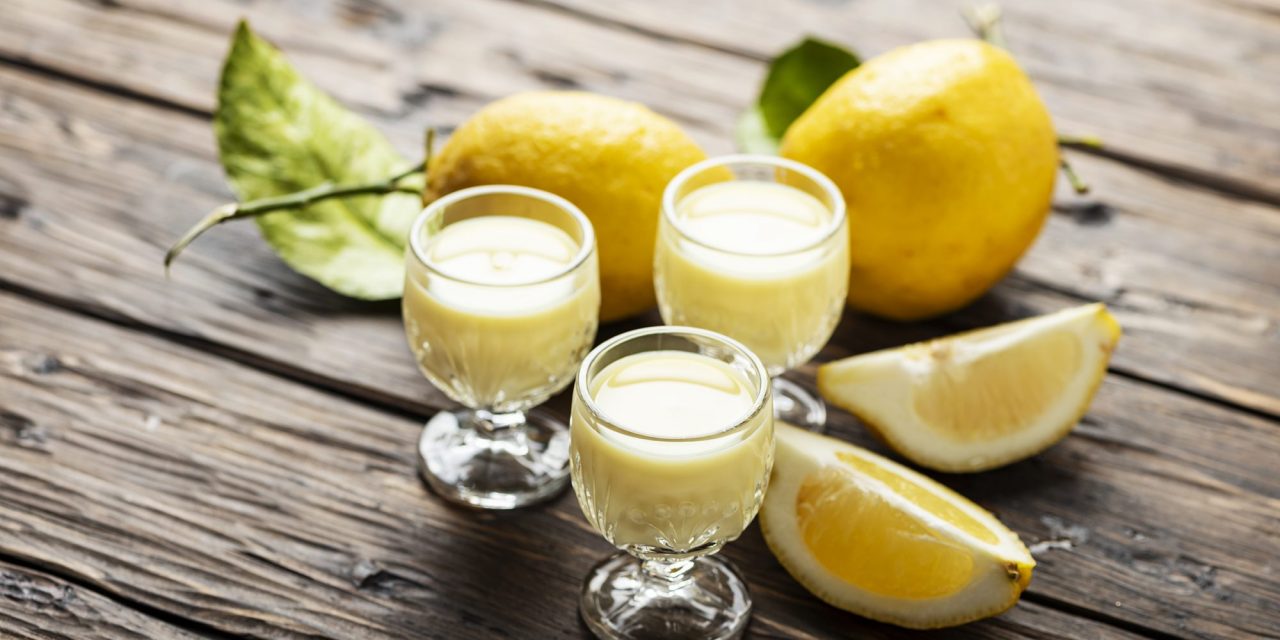 Лимонный ликёр с молоком