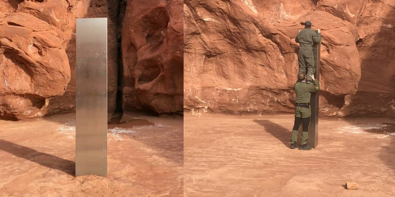 В пустыне Юты обнаружили загадочный обелиск