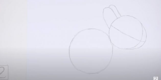 Как нарисовать кролика: изобразите ещё один круг