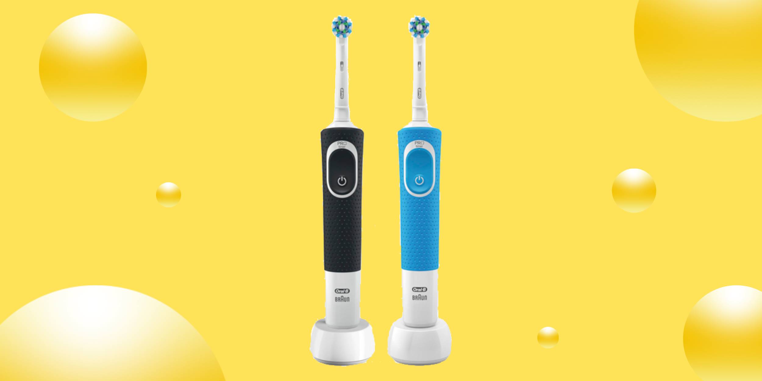 Выгодно: две электрические зубные щётки ORAL‑B Vitality за 2 490 рублей