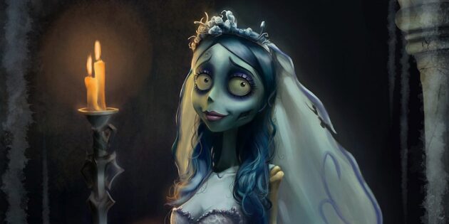 Кадр из мультфильма про монстров «Труп невесты»