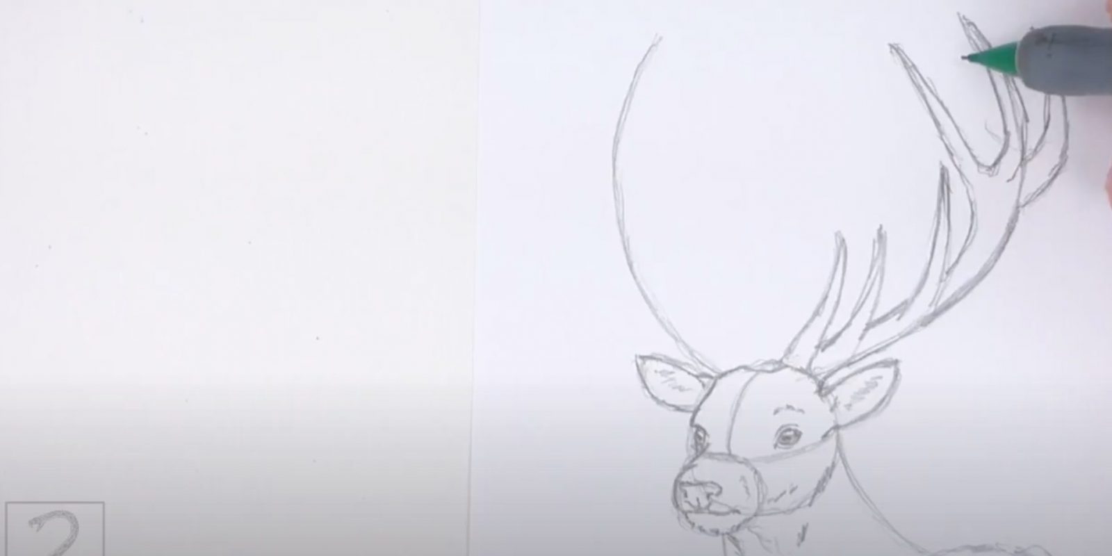 Как делается Ой рисует сам олень