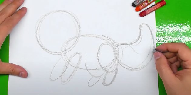 Как нарисовать лису: Изобразите лапы