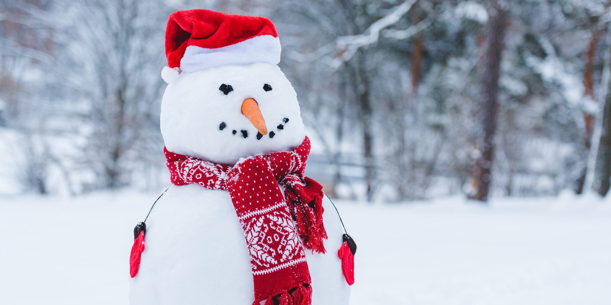 Зимние забавы: лепка снеговика