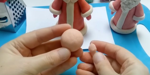 Как сделать Деда Мороза своими руками: слепите шар