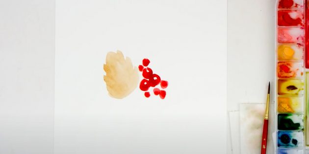 Как нарисовать шишку: нарисуйте ещё мелких ягод