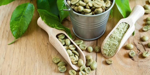 Травы и добавки для похудения: экстракт зелёного кофе