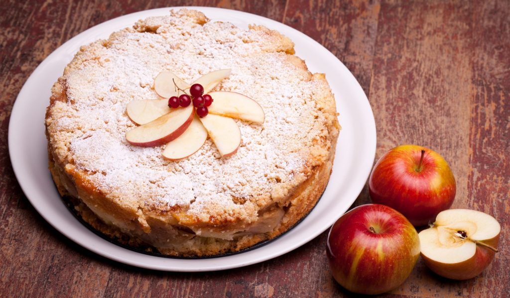Блюда из творога, В духовке, Пироги с яблоками