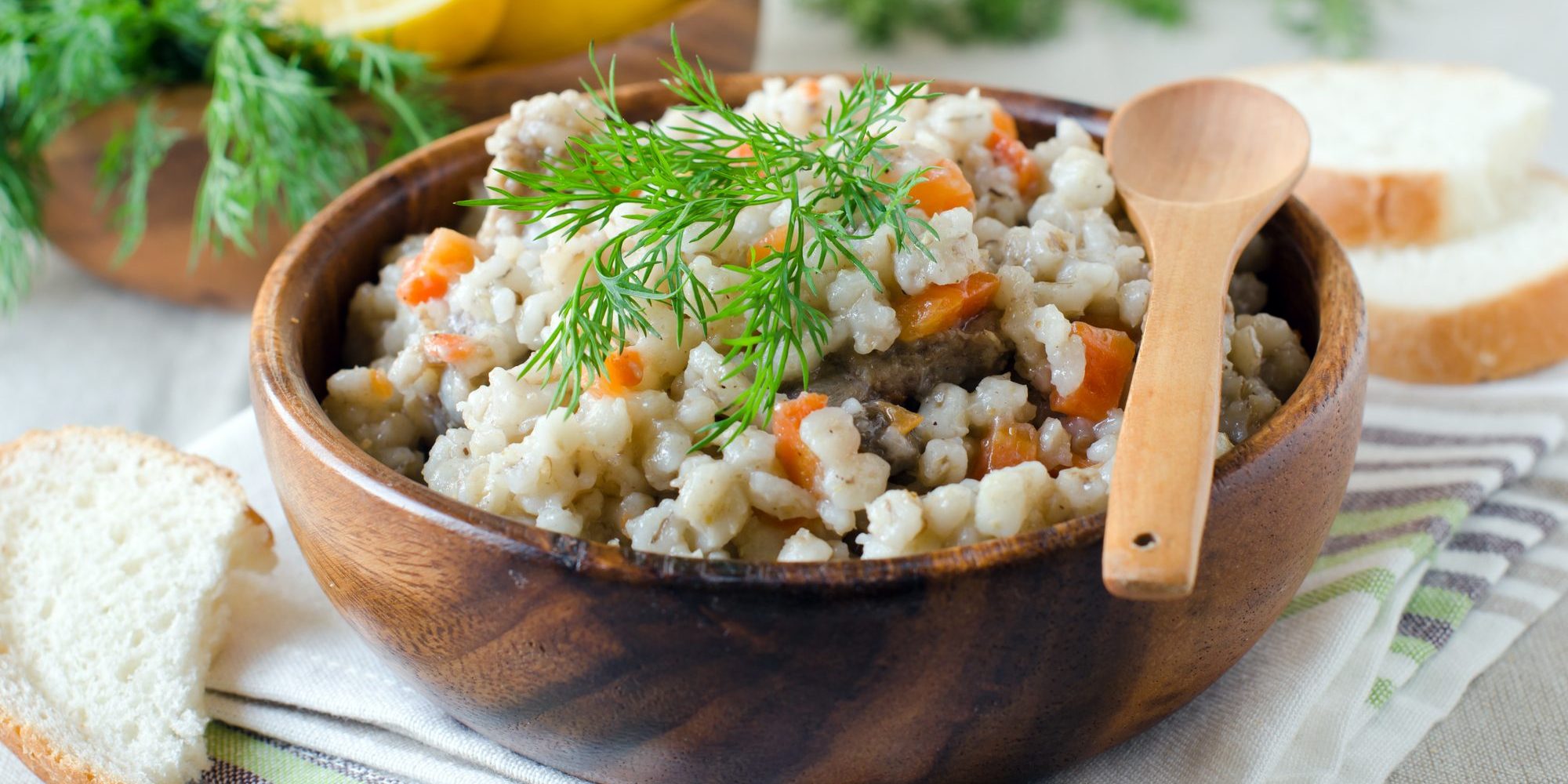 Перловка с мясом в сковороде пошаговый рецепт с фотографиями