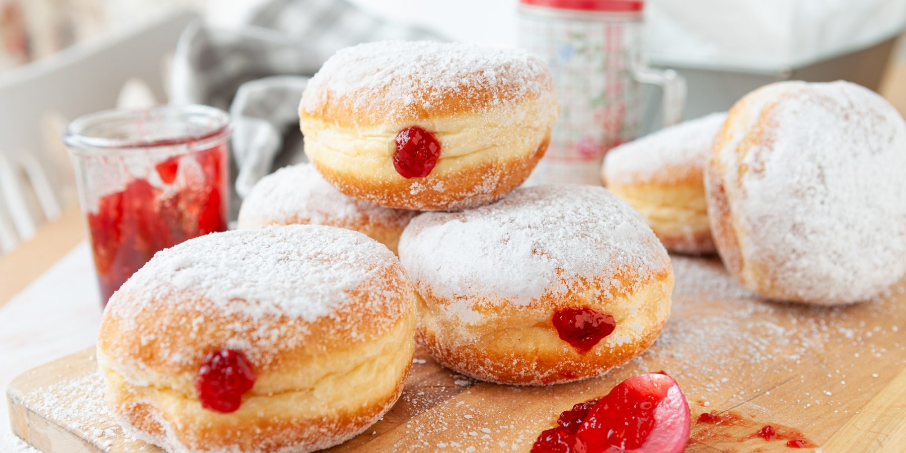 Пончики с вареньем