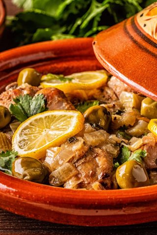 Тажин из курицы по-мароккански
