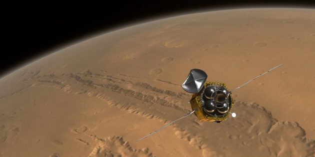 посадка на Марс