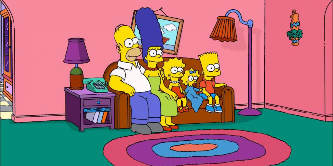 Заставку «Симпсонов» полностью воссоздали из стоковых видео