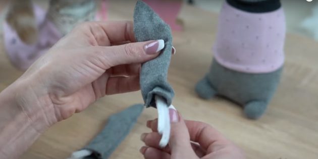 Игрушки из носков своими руками: сделайте уши