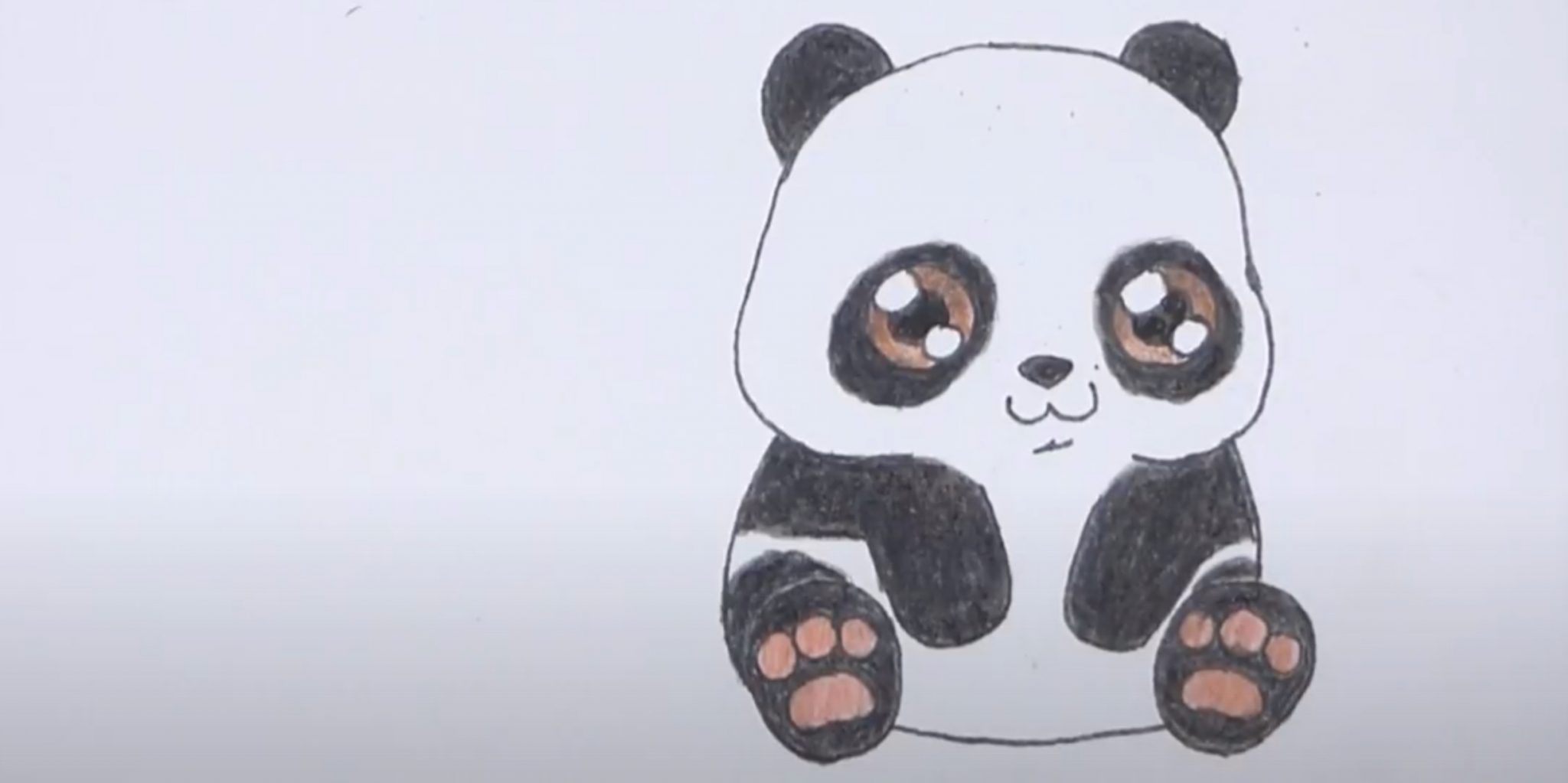 Как красиво нарисовать панду