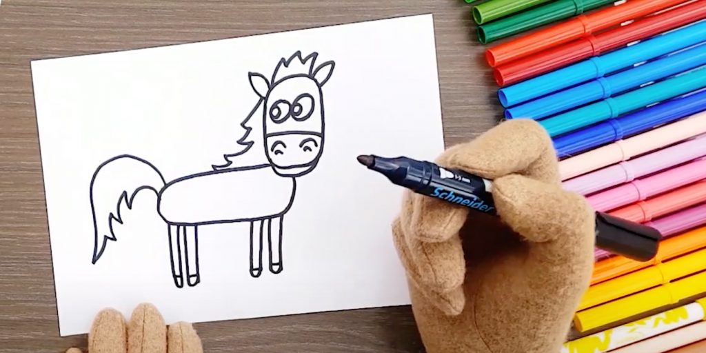 Нарисуйте ноги и хвост Нарисуйте ноги и хвост