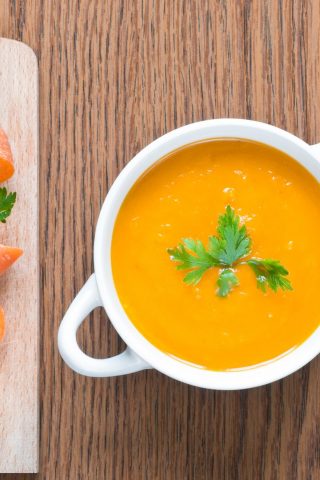 Суп-пюре с репой и морковью