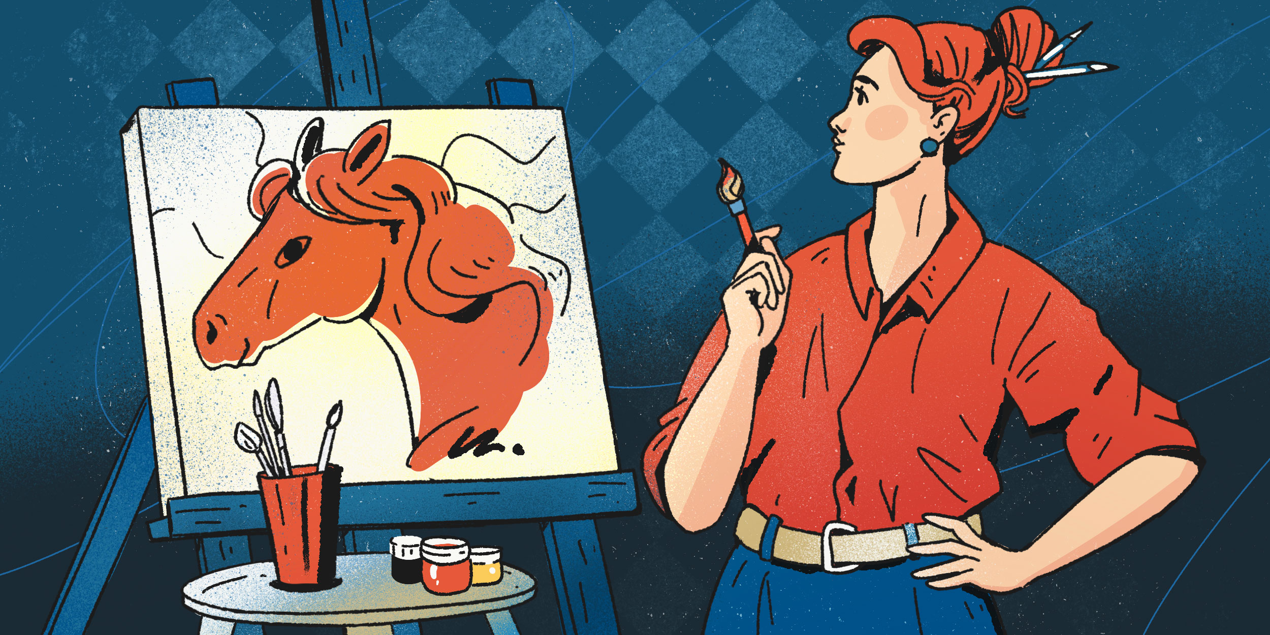 Как нарисовать лошадь — символ 2026 года