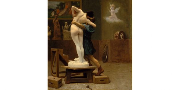 Парасоциальные отношения: «Пигмалион и Галатея», картина Жана-Леона Жерома, 1890 год