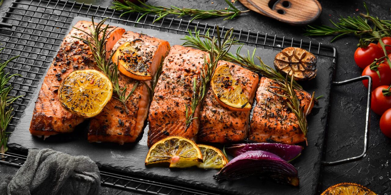 Рецепт запеченного лосося | Как запечь лосося в духовке