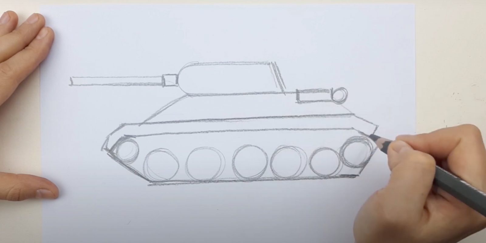 как нарисовать военный танк из гта 5 фото 67