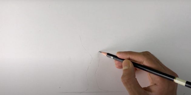 Как нарисовать дерево: наметьте ствол