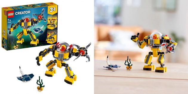 Lego Creator Робот для подводных исследований