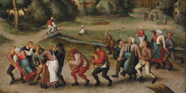 Безумные исторические факты: в Страсбурге в XVI веке 400 человек внезапно стали танцевать и некоторые доплясались до смерти