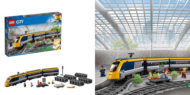 Lego City Пассажирский поезд