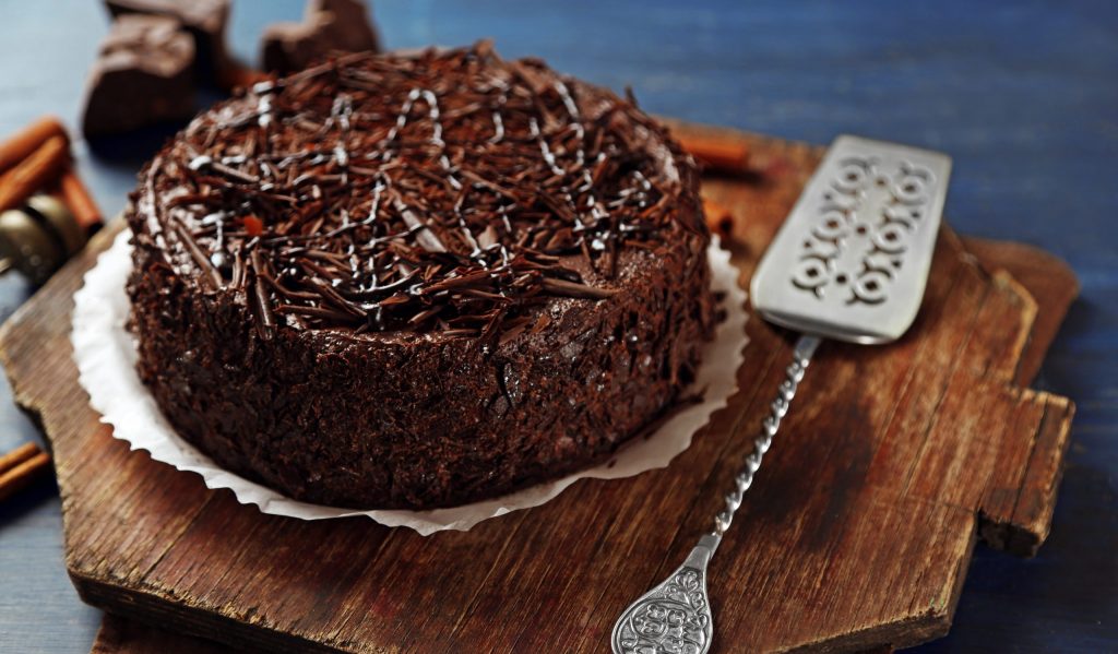 Шоколадный торт на сковороде со сметанно творожным кремом