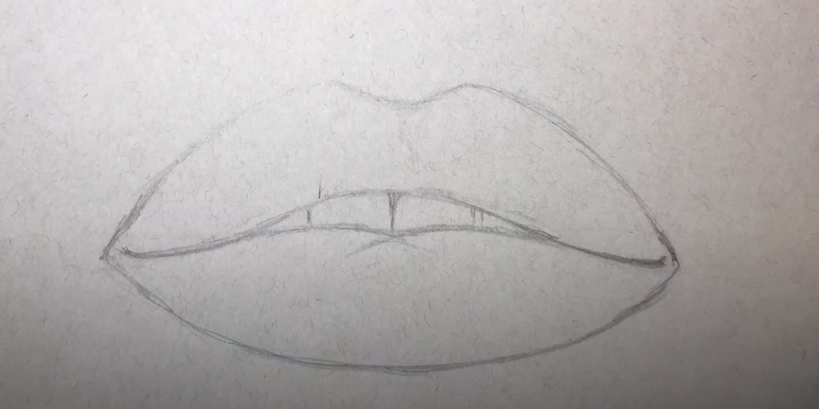 Как нарисовать контур губ