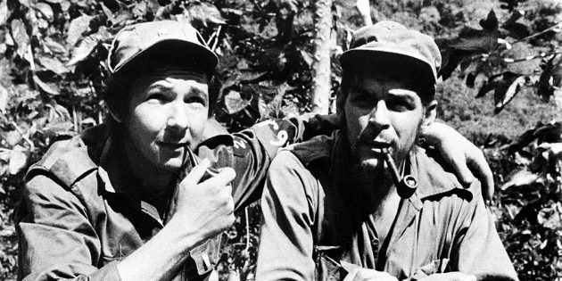 Эрнесто Че Гевара и Рауль Кастро на Кубе, 1958 год
