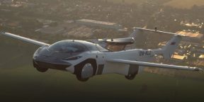 Летающий автомобиль-трансформер AirCar совершил первый полёт между городами