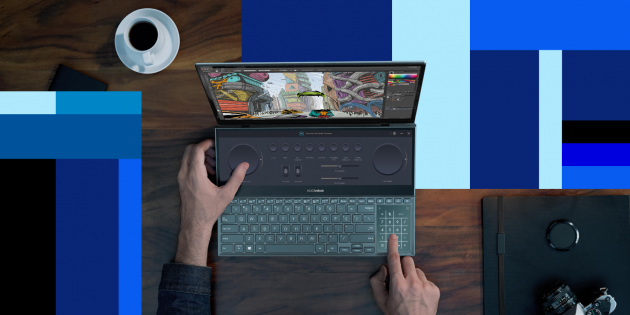 Ноутбук ASUS ZenBook Pro Duo 15 OLED: чистый звук