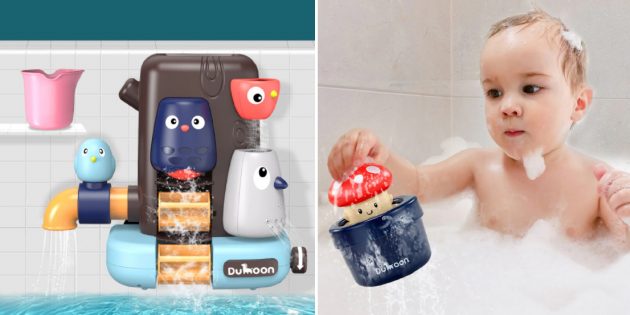 Детские товары: игрушки для ванной 