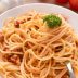 Спагетти с пряным фаршем
