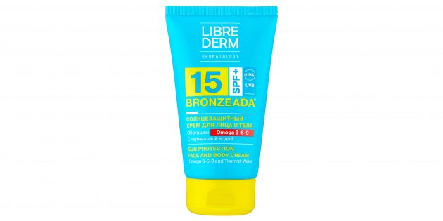 Солнцезащитный крем для лица и тела Librederm Bronzeada