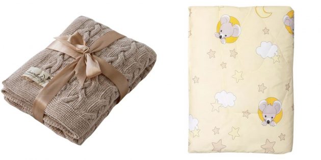 Что подарить на рождение ребёнка: одеяло