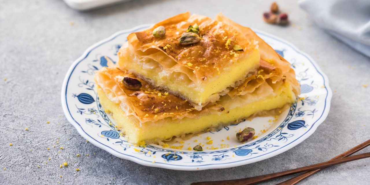 Бугаца — сладкий греческий пирог