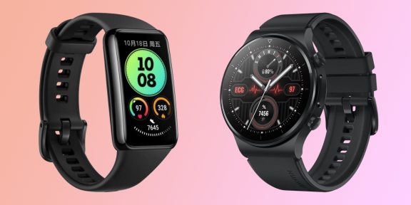Huawei представила смарт-браслет Band 6 Pro и часы Watch GT 2 Pro ECG Edition