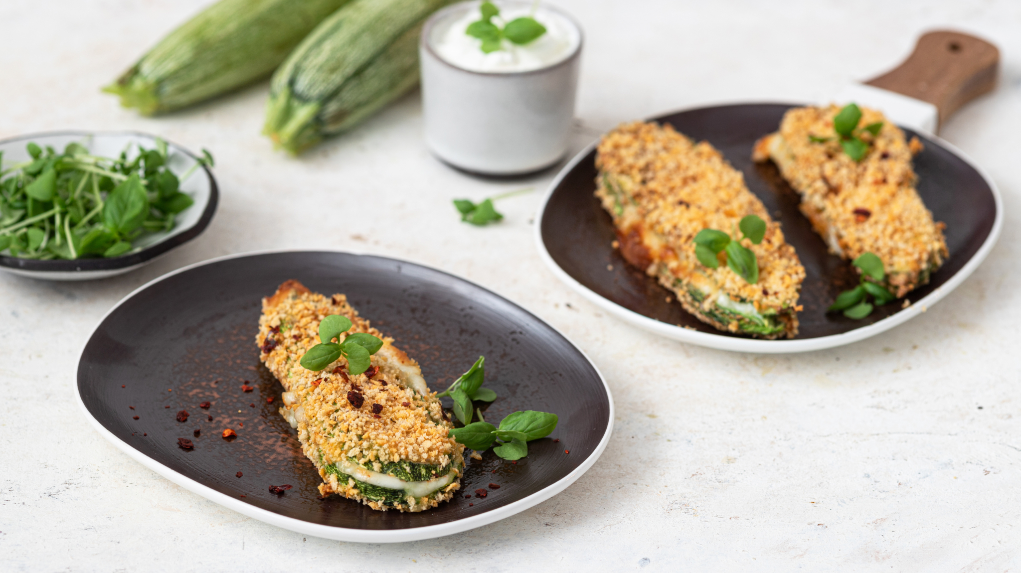 Хрустящие кабачки с сыром