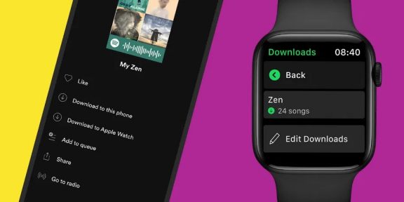 Spotify запускает офлайн-прослушивание музыки на Apple Watch