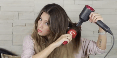 Как выпрямить волосы без утюжка с помощью холодного фена